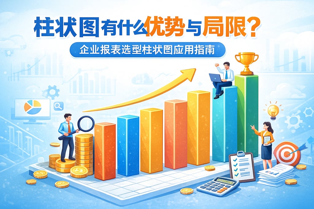 柱状图有什么优势与局限？企业报表选型柱状图应用指南