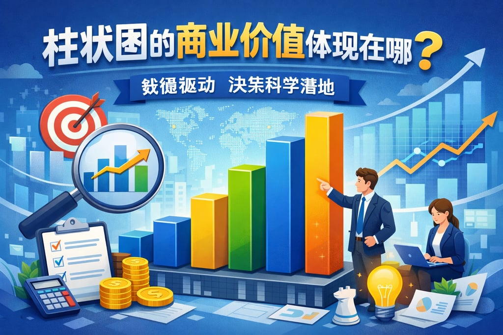 柱状图的商业价值体现在哪？数据驱动决策科学落地