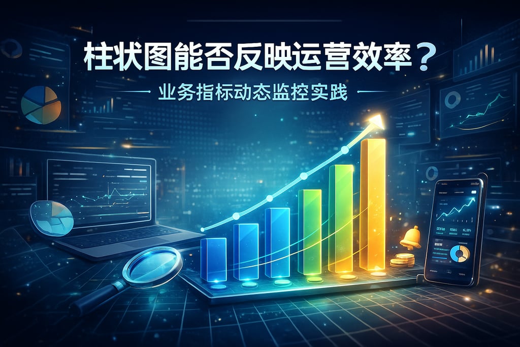 柱状图能否反映运营效率？业务指标动态监控实践