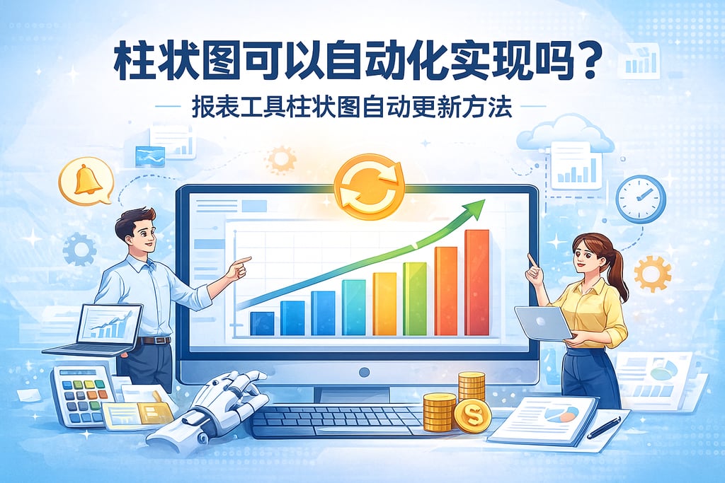 柱状图能否实现自动化？报表工具柱状图自动更新方法