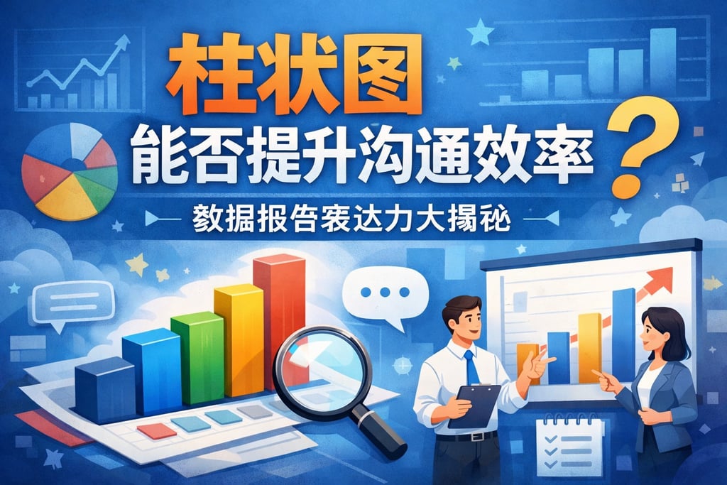 柱状图能否提升沟通效率？数据报告表达力大揭秘