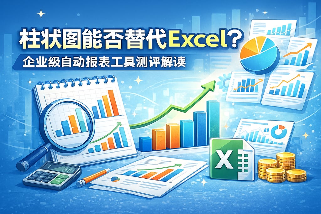柱状图能否替代Excel？企业级自动报表工具测评解读