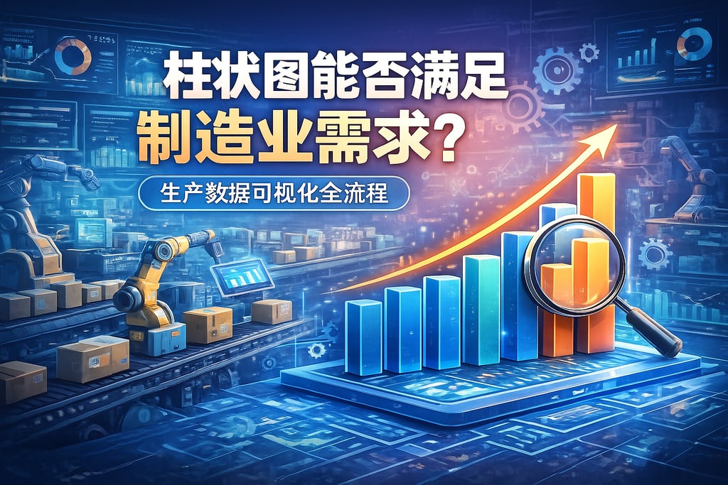 柱状图能否满足制造业需求？生产数据可视化全流程