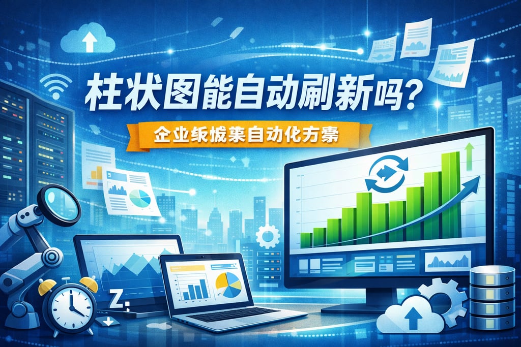 柱状图能否自动刷新？企业级报表自动化方案