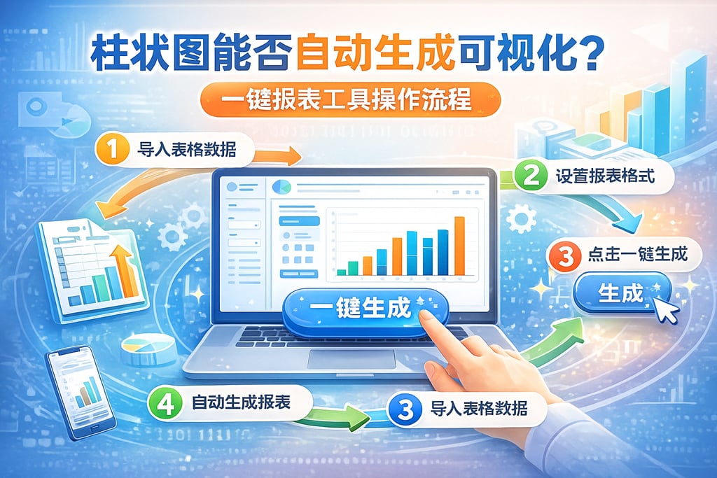 柱状图能否自动生成可视化？一键报表工具操作流程