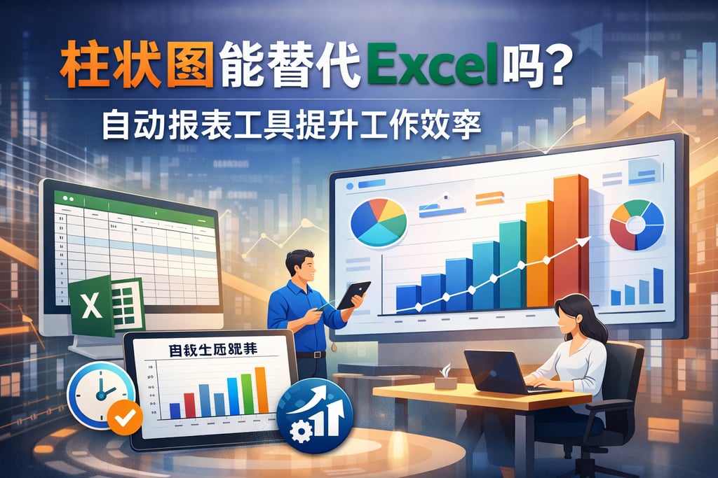 柱状图能替代Excel吗？自动报表工具提升工作效率
