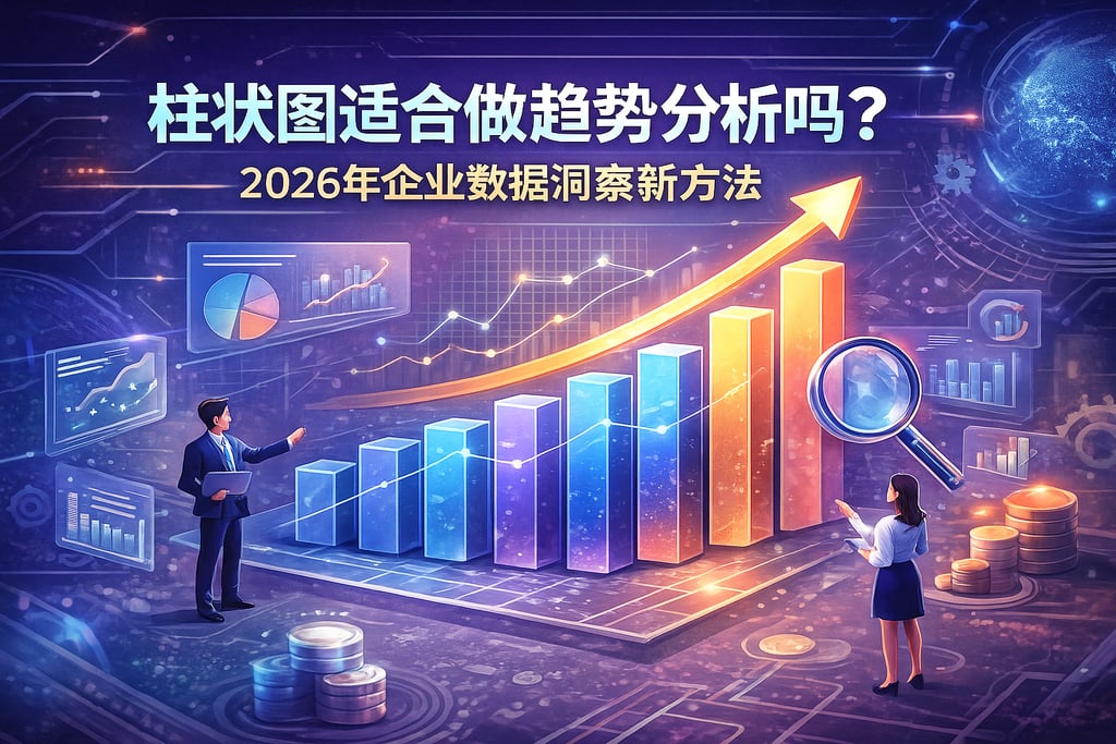 柱状图适合做趋势分析吗？2026年企业数据洞察新方法