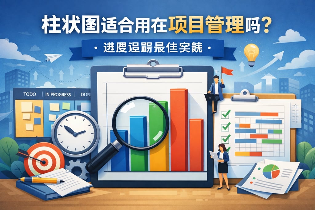 柱状图适合用在项目管理吗？进度追踪最佳实践