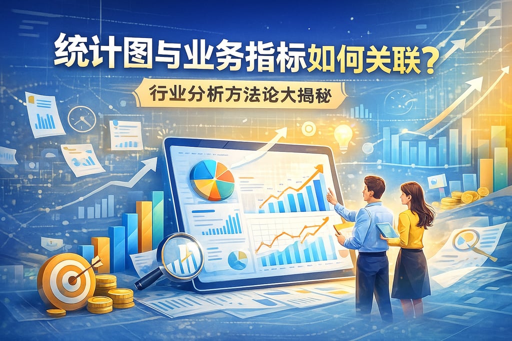 统计图与业务指标如何关联？行业分析方法论大揭秘