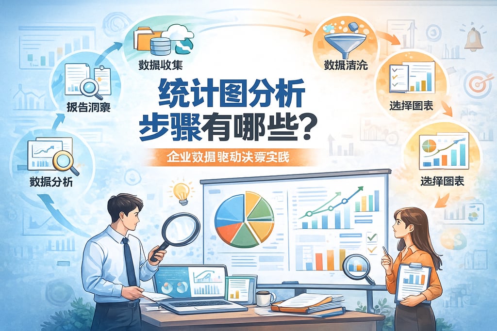 统计图分析步骤有哪些？企业数据驱动决策实践