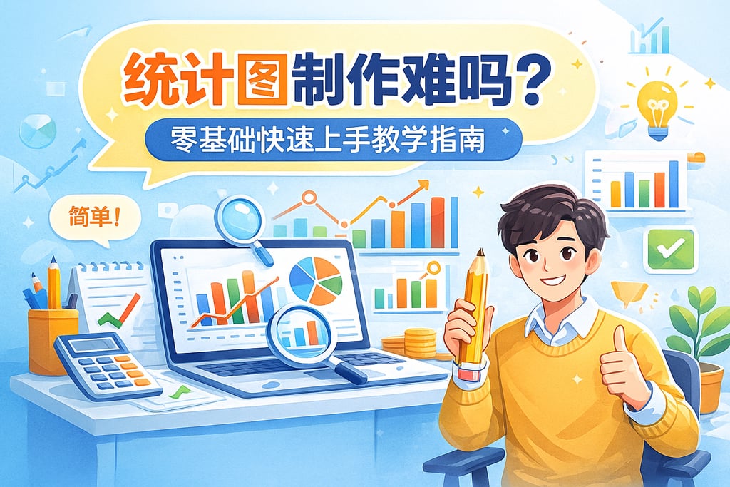 统计图制作难吗？零基础快速上手教学指南
