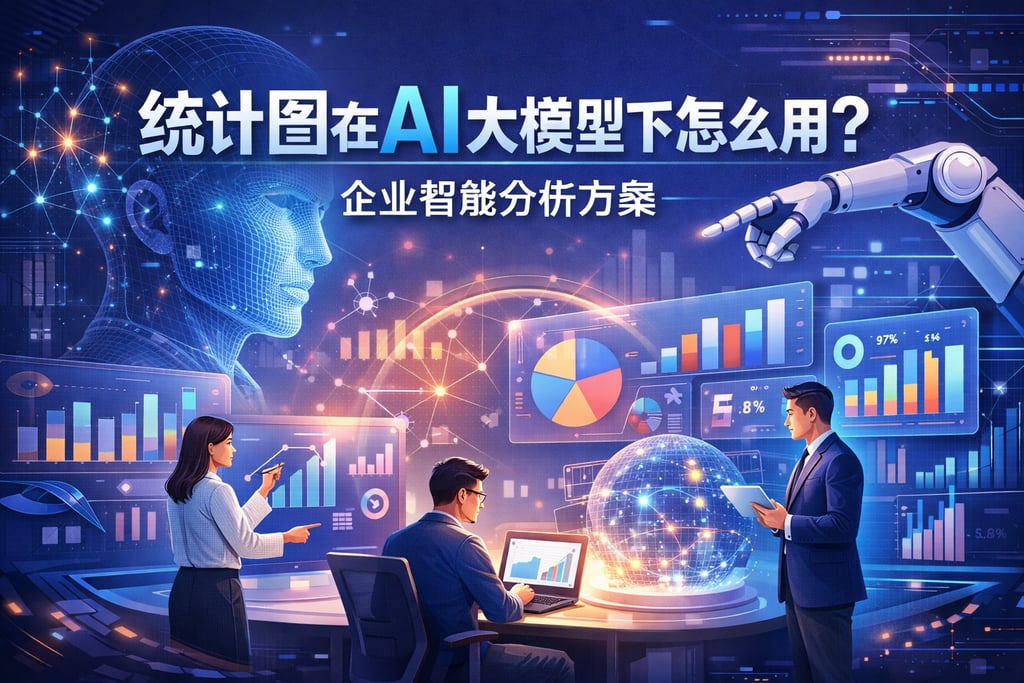 统计图在AI大模型下怎么用？企业智能分析方案