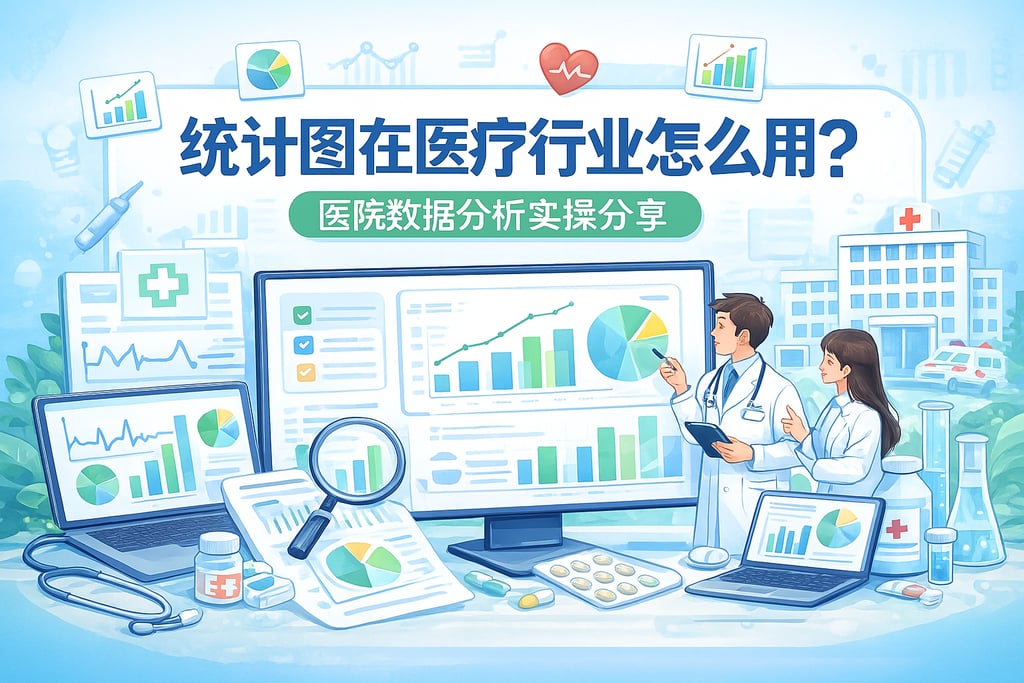 统计图在医疗行业怎么用？医院数据分析实操分享