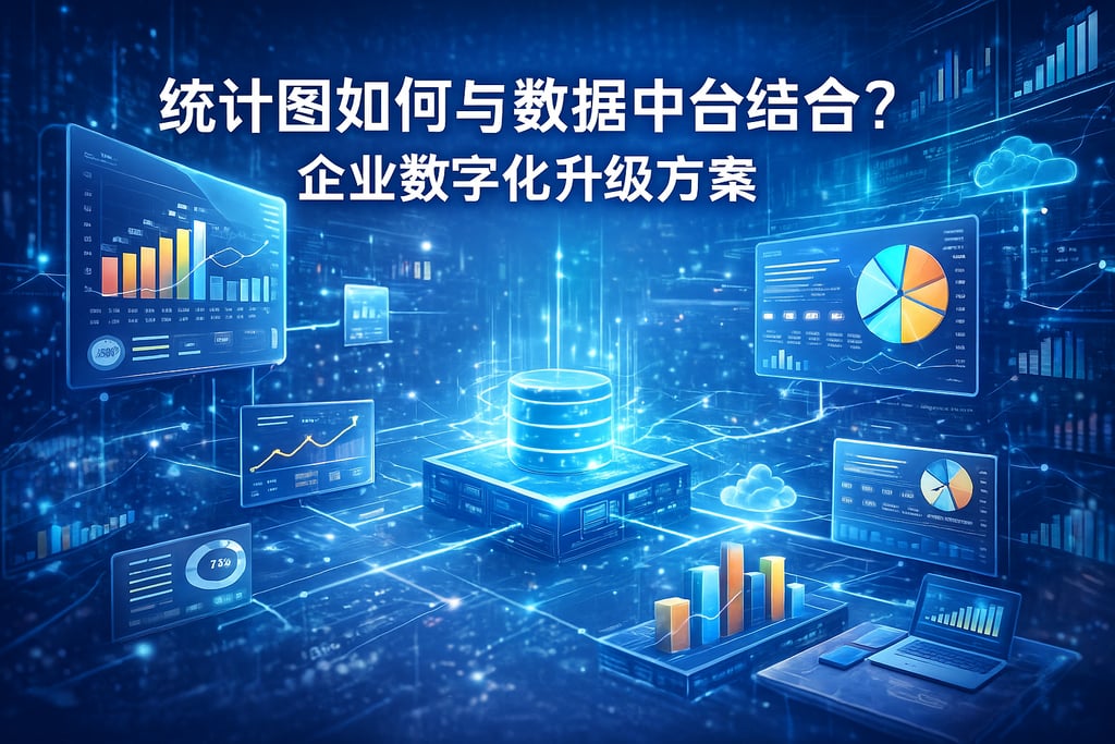 统计图如何与数据中台结合？企业数字化升级方案