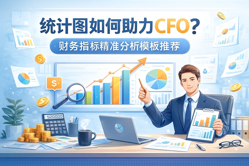 统计图如何助力CFO？财务指标精准分析模板推荐