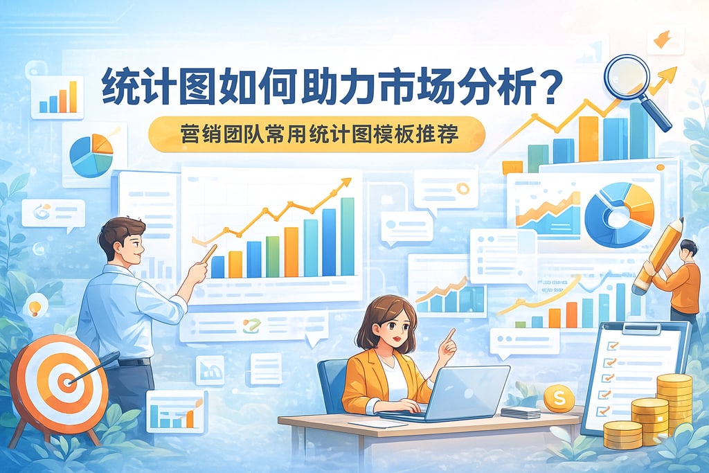 统计图如何助力市场分析？营销团队常用统计图模板推荐