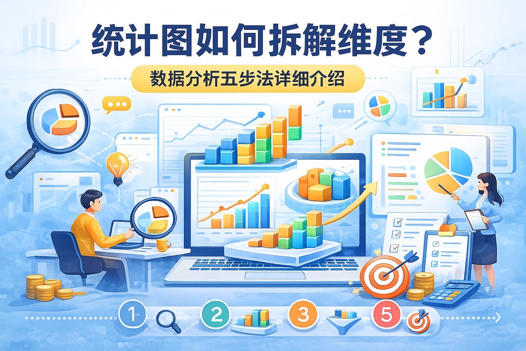 统计图如何拆解维度？数据分析五步法详细介绍