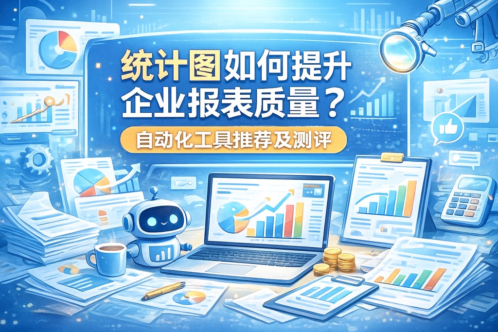 统计图如何提升企业报表质量？自动化工具推荐及测评