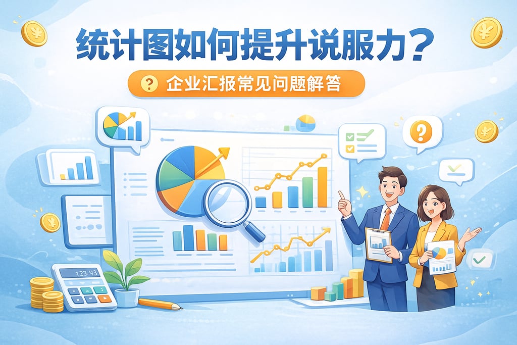 统计图如何提升说服力？企业汇报常见问题解答