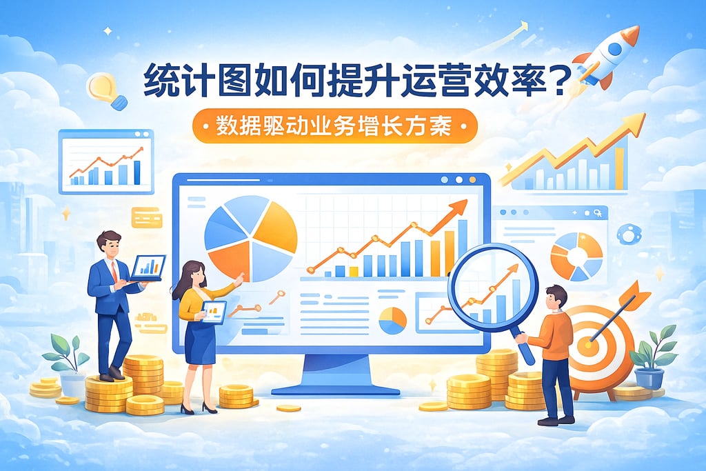 统计图如何提升运营效率？数据驱动业务增长方案