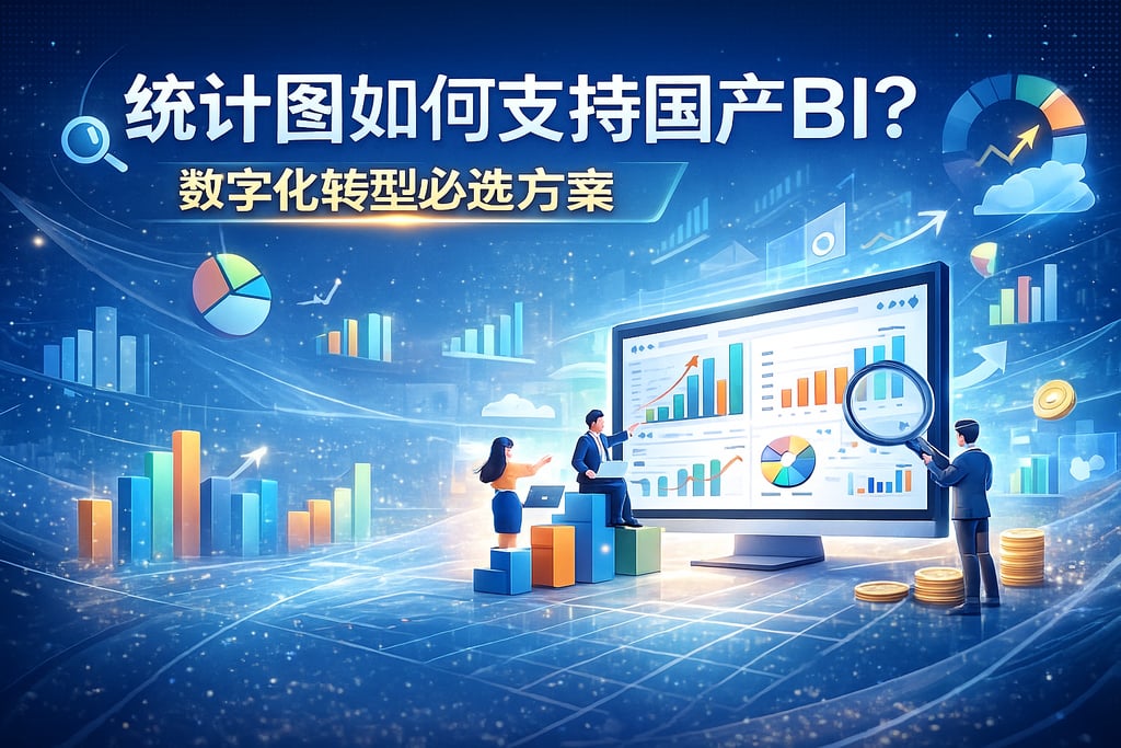 统计图如何支持国产BI？数字化转型必选方案