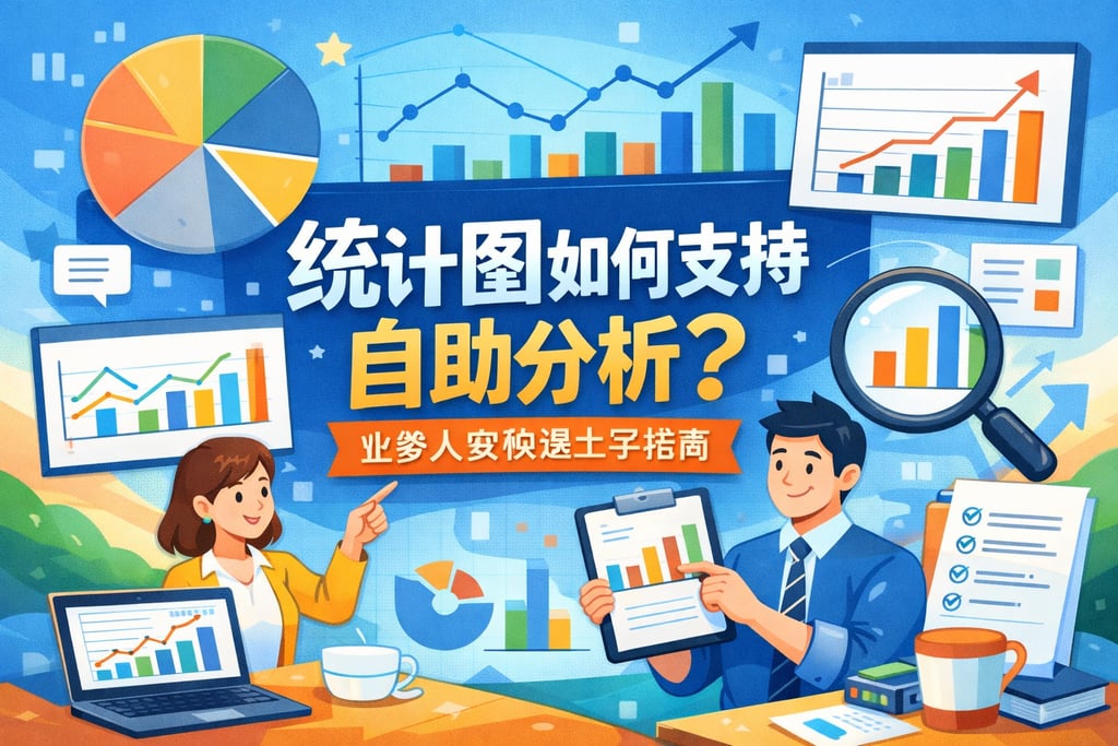 统计图如何支持自助分析？业务人员快速上手指南