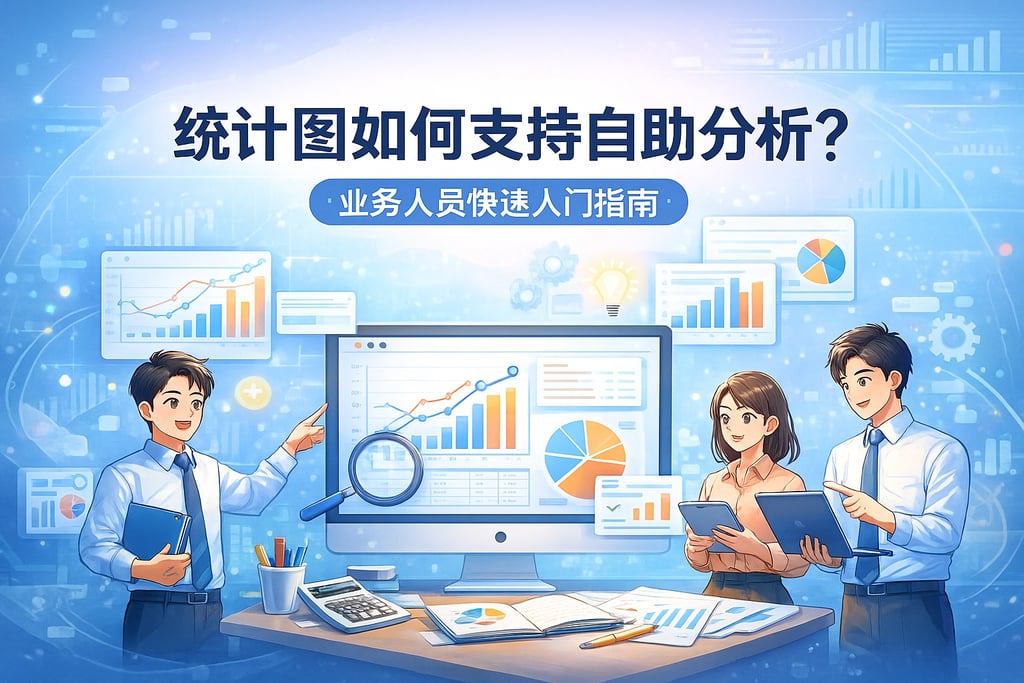 统计图如何支持自助分析？业务人员快速入门指南