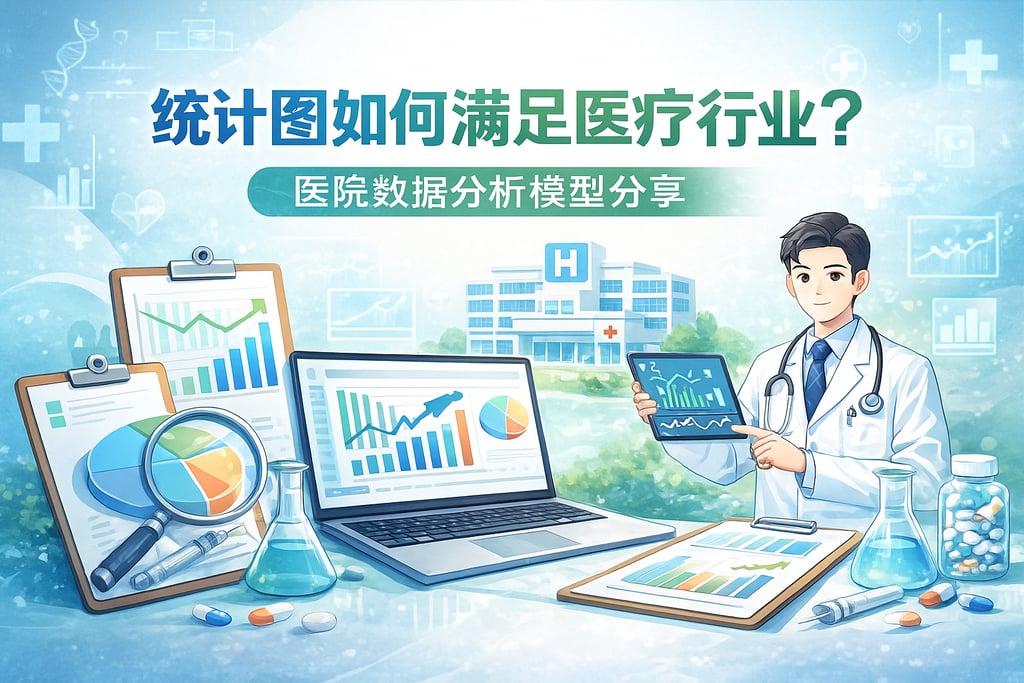 统计图如何满足医疗行业？医院数据分析模型分享