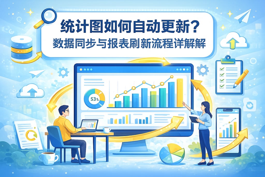 统计图如何自动更新？数据同步与报表刷新流程详解
