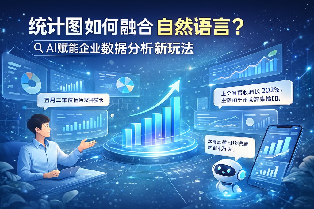 统计图如何融合自然语言？AI赋能企业数据分析新玩法