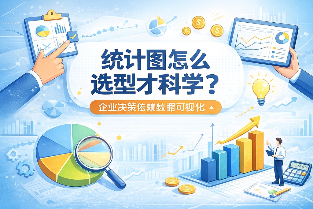 统计图怎么选型才科学？企业决策依赖数据可视化