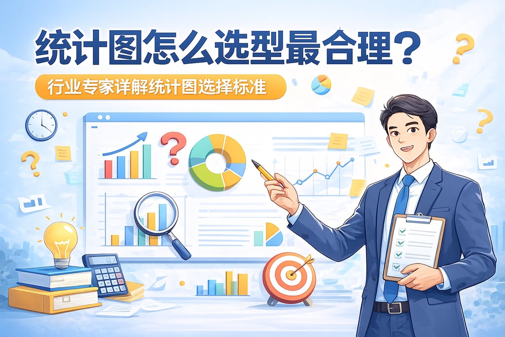 统计图怎么选型最合理？行业专家详解统计图选择标准