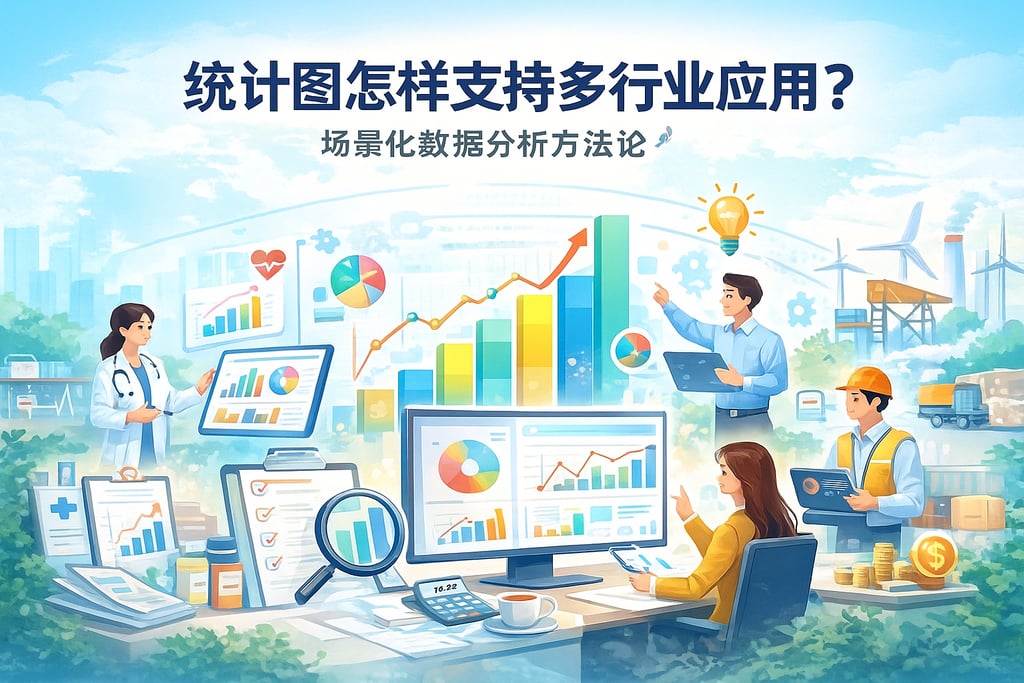 统计图怎样支持多行业应用？场景化数据分析方法论