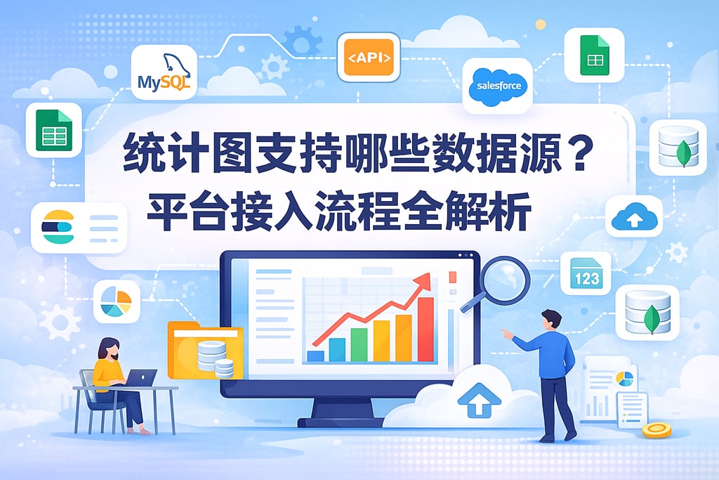 统计图支持哪些数据源？平台接入流程全解析