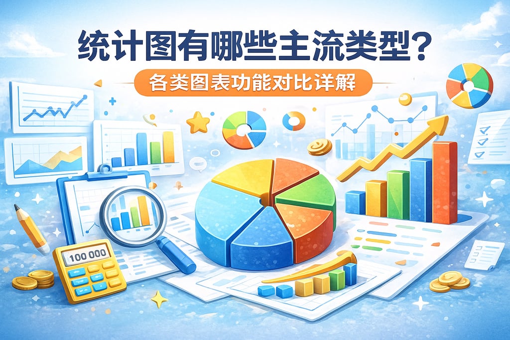 统计图有哪些主流类型？各类图表功能对比详解