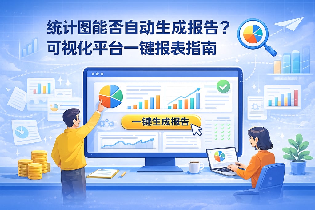 统计图能否自动生成报告？可视化平台一键报表指南