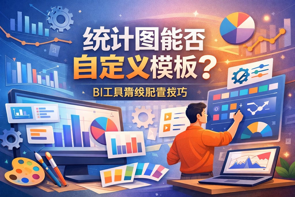 统计图能否自定义模板？BI工具高级配置技巧