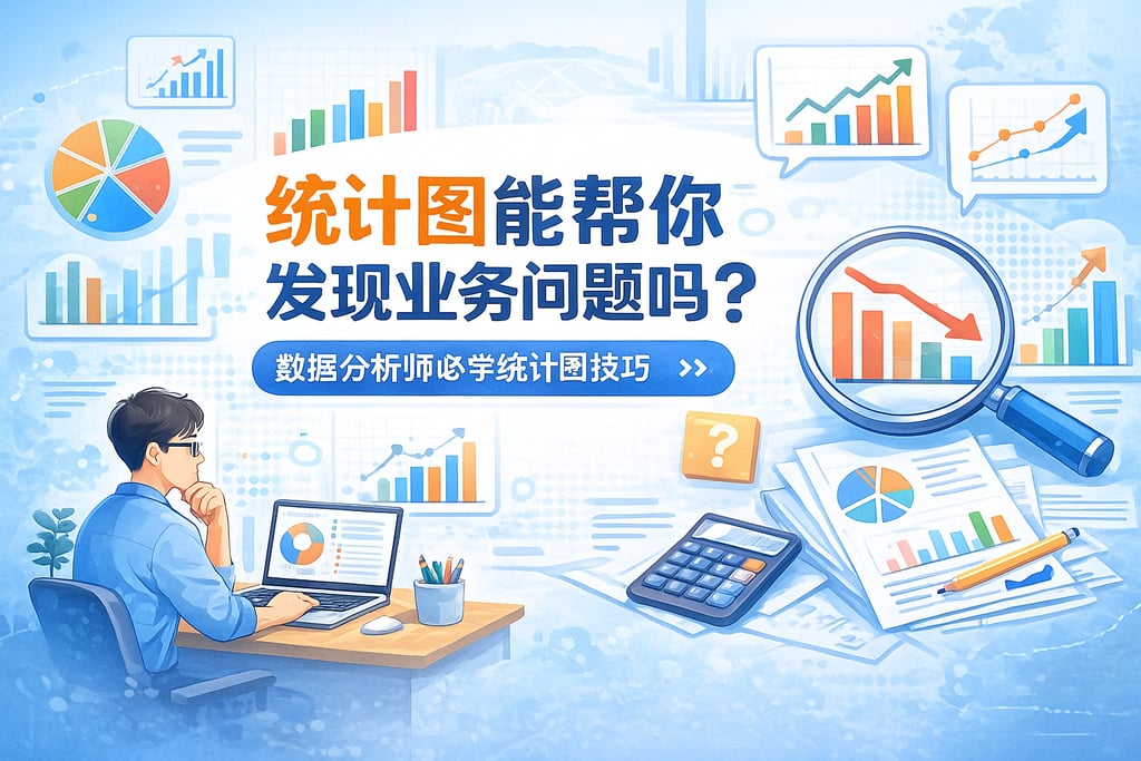统计图能帮你发现业务问题吗？数据分析师必学统计图技巧