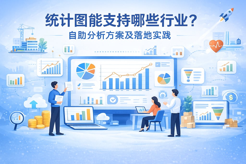 统计图能支持哪些行业？自助分析方案及落地实践