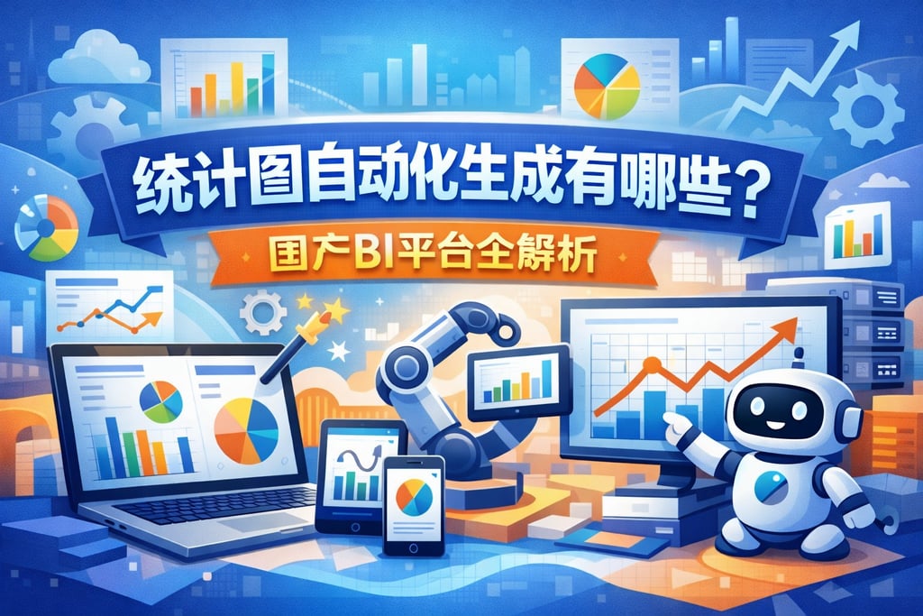 统计图自动化生成有哪些？国产BI平台全解析
