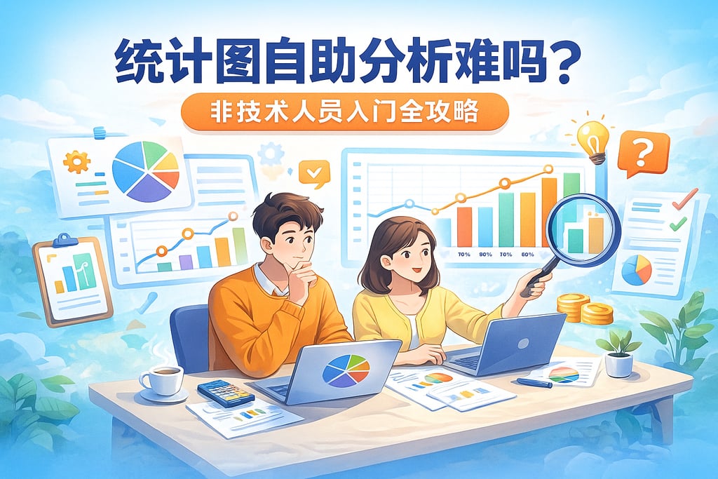 统计图自助分析难吗？非技术人员入门全攻略