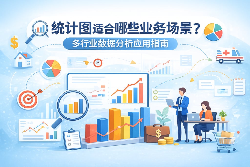 统计图适合哪些业务场景？多行业数据分析应用指南