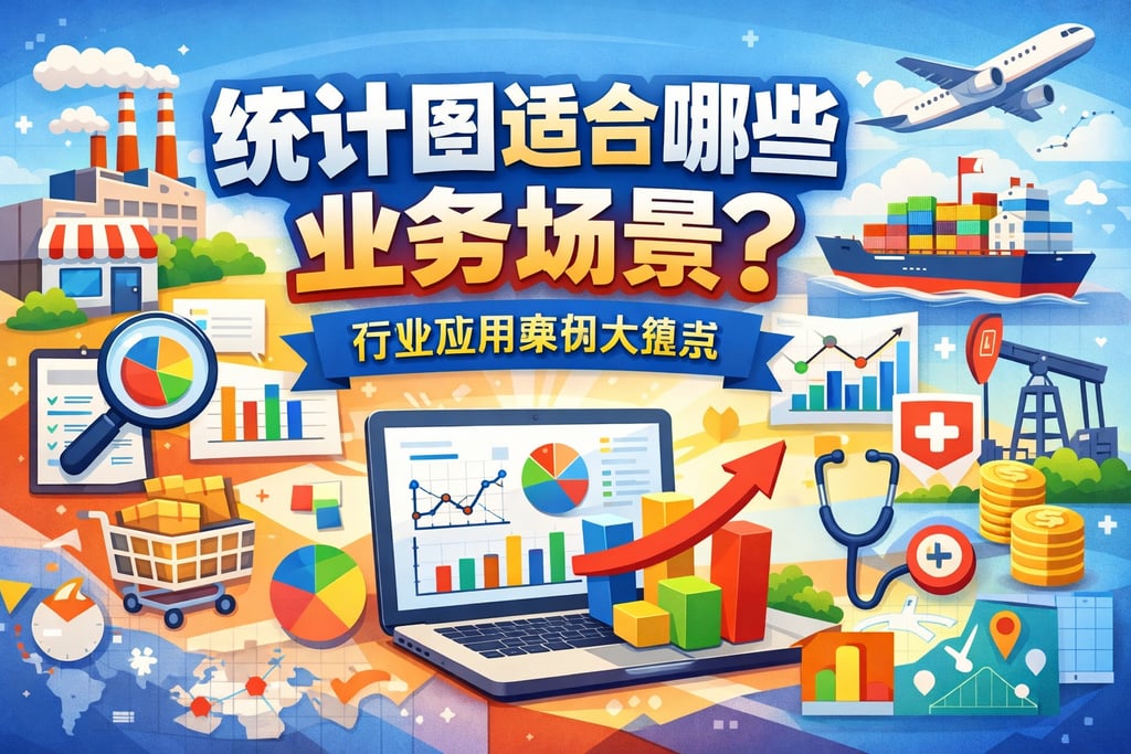 统计图适合哪些业务场景？行业应用案例大盘点