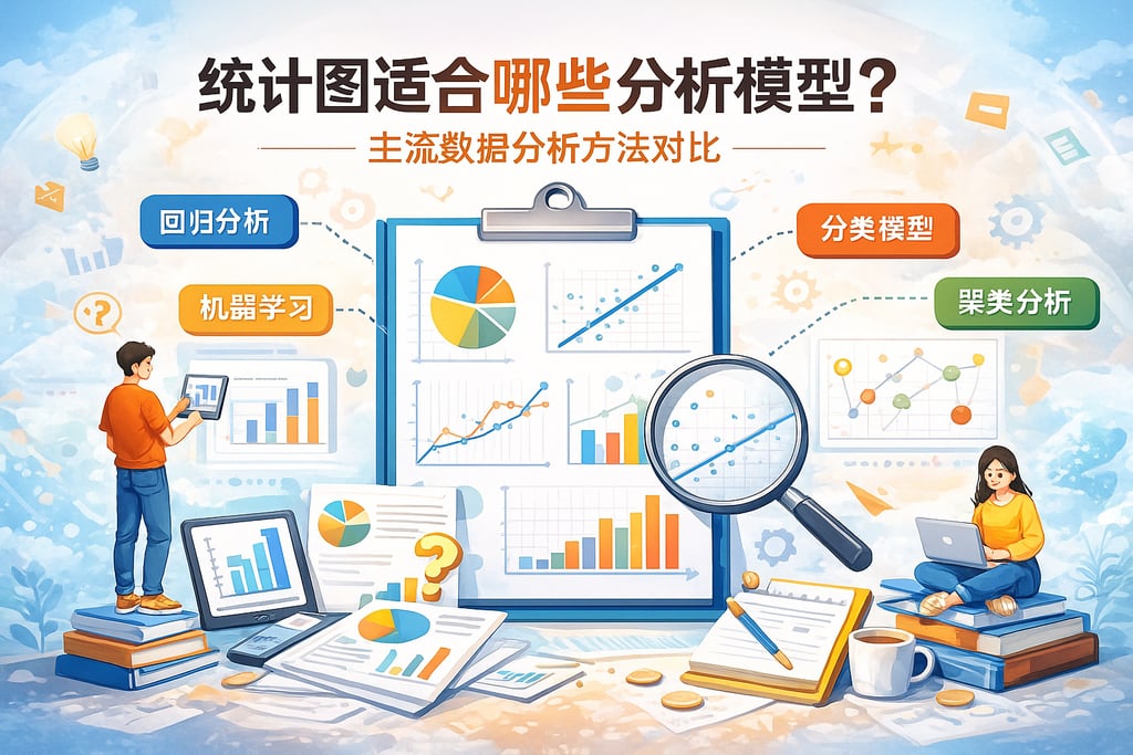 统计图适合哪些分析模型？主流数据分析方法对比