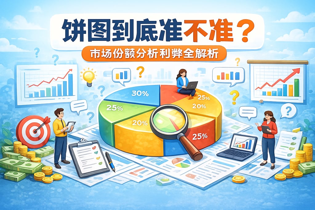 饼图到底准不准确？市场份额分析利弊全解析