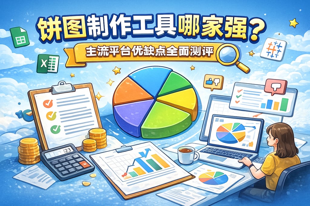 饼图制作工具哪家强？主流平台优缺点全面测评