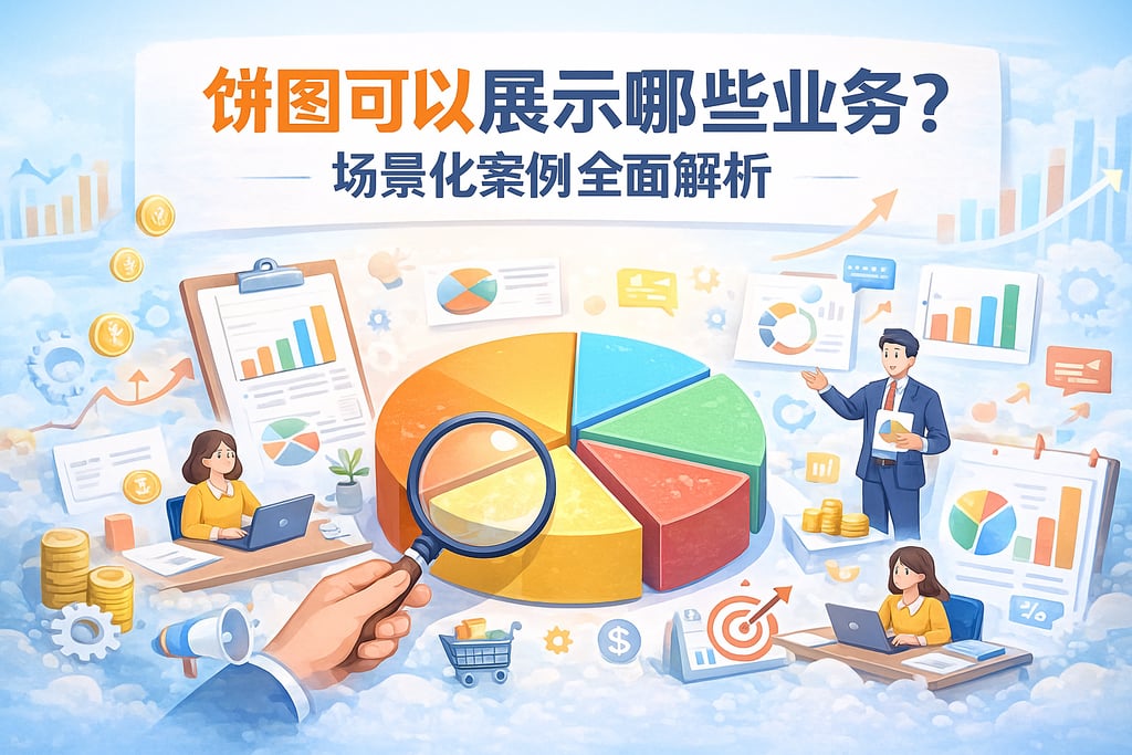 饼图可以展示哪些业务？场景化案例全面解析