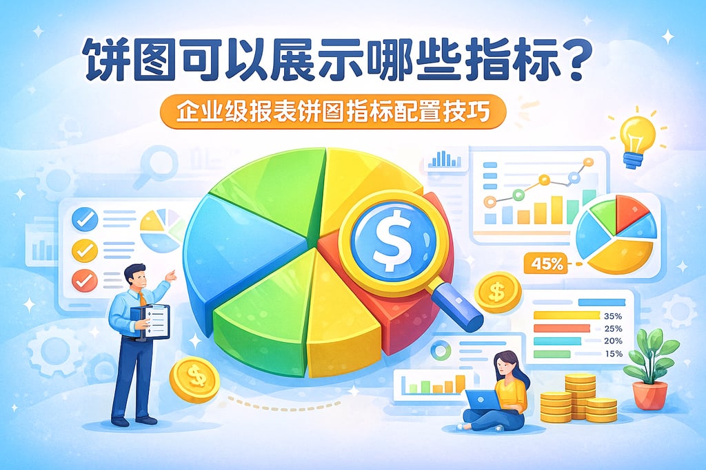 饼图可以展示哪些指标？企业级报表饼图指标配置技巧