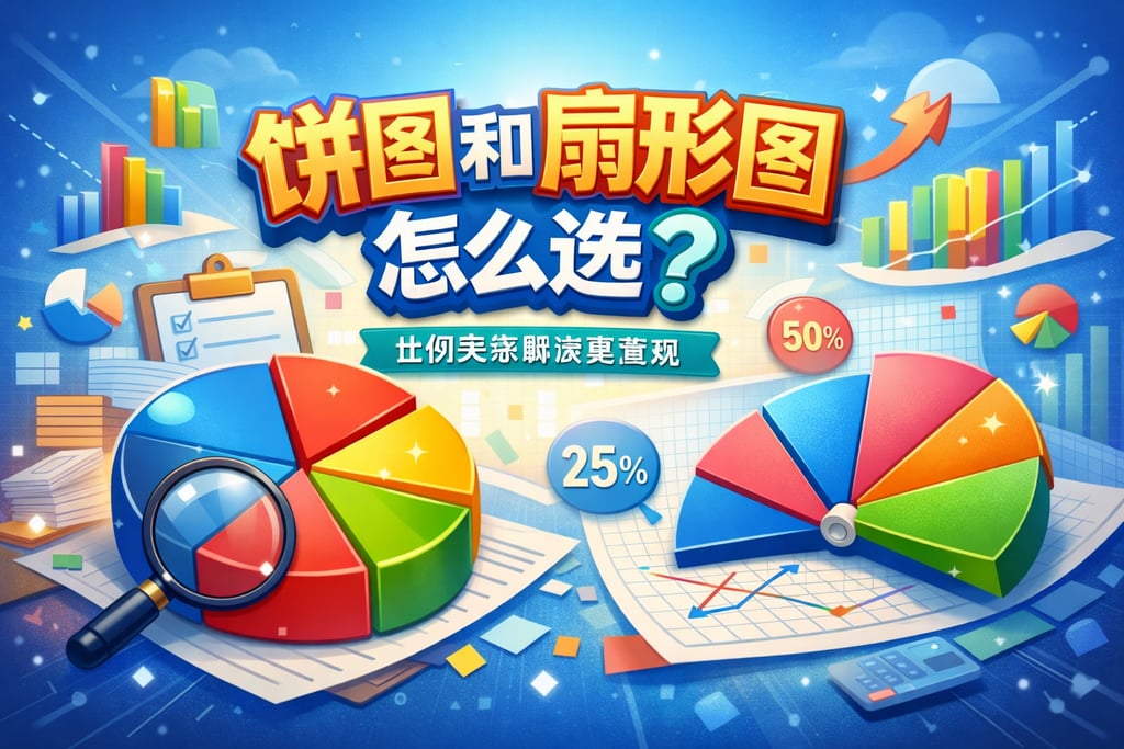 饼图和扇形图怎么选？比例关系解读更直观