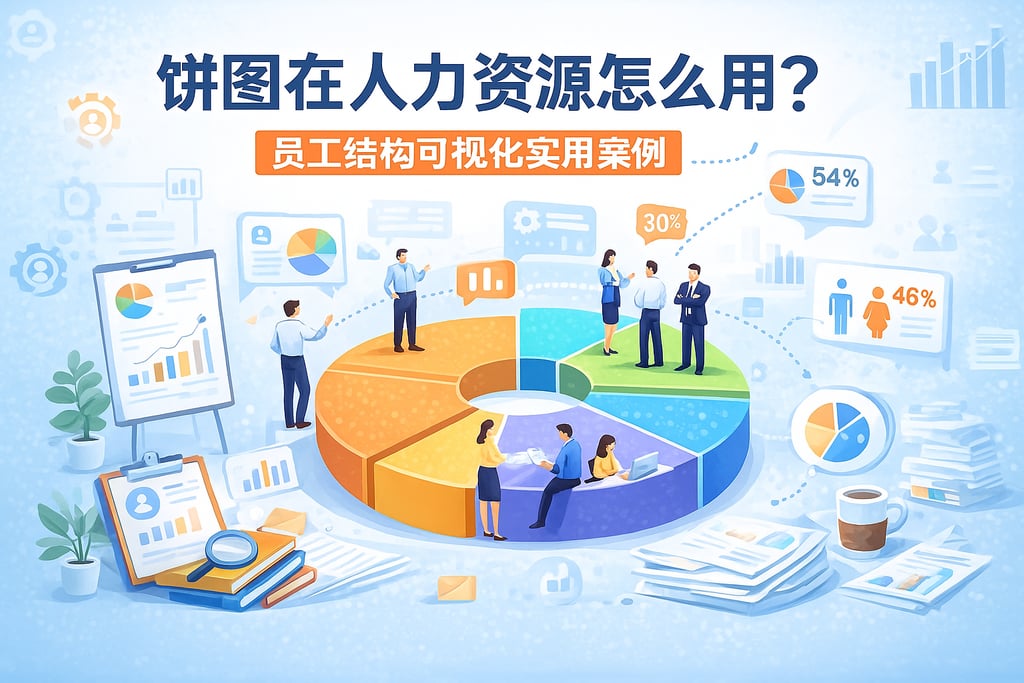 饼图在人力资源怎么用？员工结构可视化实用案例